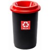 Мусорное ведро Plafor Eco Bin 50 л (черный/красный)