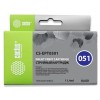 Картридж EPSON T0501 (C13T05014010) черный (CACTUS, СОВМЕСТИМЫЙ)