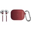 Чехол Uniq Valencia для AirPods Pro AIRPODSPRO-VENBUR (темно-красный)