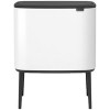 Мусорное ведро с разделителем Brabantia Bo Touch Bin 3x11 л (белый)