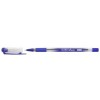 Ручка шариковая Linc Glycer, корпус прозрачный, стержень синий
