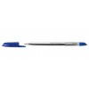 Ручка шариковая Linc Corona Plus, корпус прозрачный, стержень синий