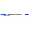 Ручка шариковая H-20, корпус прозрачный, стержень синий