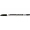 Ручка шариковая H-30, корпус прозрачный, стержень черный