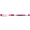 Ручка шариковая Linc Glycer, корпус прозрачный, стержень розовый