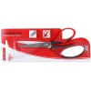 Ножницы канцелярские Comfort, 200 мм, ручки серые с красным
