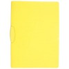 Папка пластиковая с клипом Barocco, толщина пластика 0,45 мм, желтая