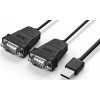 Кабель Ugreen US229-30769 USB Type A - DB9 RS-232 (1.5 м, черный)